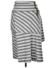Athleta Stripes Gray Casual Skirt Size XL - photo 1