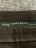 Zara Basic Solid Black Brown Formal Skirt Size L - photo 4