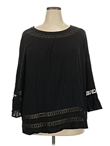 Honey Punch 3/4 Sleeve Blouse (view 1)