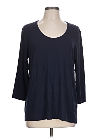 Chico's 3/4 Sleeve T-Shirt (view 1)