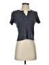 Splendid Gray Short Sleeve Henley Size S - photo 1