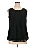 Timeson Black Sleeveless Blouse Size XL - photo 1