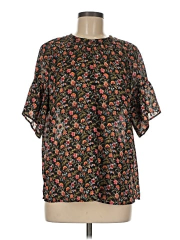 Ann Taylor LOFT Short Sleeve Blouse (view 1)