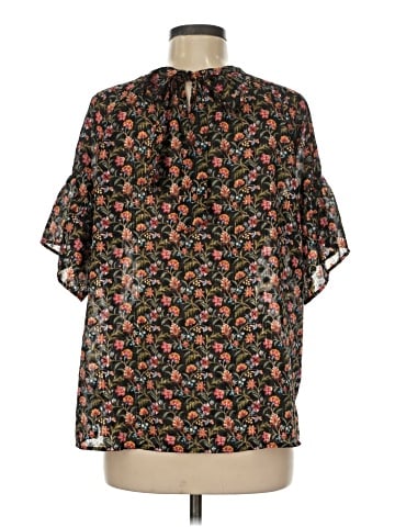 Ann Taylor LOFT Short Sleeve Blouse (view 2)