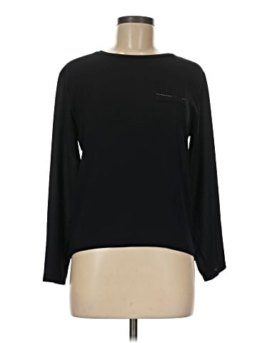 Zara W&B Collection Long Sleeve Top (view 1)