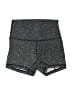 Lululemon Athletica Metallic Silver Athletic Shorts Size 4 - photo 1