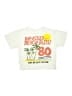 Zara Tropical Ivory White Short Sleeve T-Shirt Size 7 - photo 1