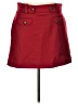 J.Crew Solid Red Wool Skirt Size 10 - photo 1