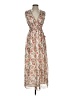 Max Studio 100% Polyester Paisley Tan Casual Dress Size XS - photo 1