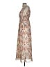 Max Studio 100% Polyester Paisley Tan Casual Dress Size XS - photo 5