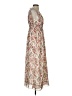Max Studio 100% Polyester Paisley Tan Casual Dress Size XS - photo 4