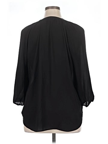 Black Rainn 3/4 Sleeve Blouse (view 2)