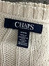 Chaps Ivory Poncho Size M - photo 7