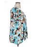 Brittany Black Teal Short Sleeve Blouse Size XL (estimated) - photo 4