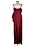 Venus Solid Burgundy Jumpsuit Size 1X - photo 2