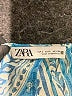 Zara Paisley Blue Cocktail Dress Size L - photo 7