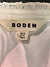 Boden Metallic Ivory Long Sleeve Button-Down Shirt Size 12 - photo 7