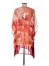 Bleu Rod Beattie 100% Polyester Orange Kimono Size L - photo 2