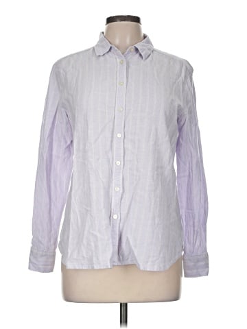 Ann Taylor LOFT Long Sleeve Button-Down Shirt (view 1)