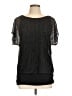 Express Black Short Sleeve Blouse Size L - photo 1