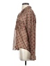 Free People 100% Polyester Hearts Brown Long Sleeve Blouse Size S - photo 5