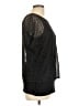 Express Black Short Sleeve Blouse Size L - photo 4