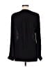 THML 100% Polyester Black Long Sleeve Blouse Size M - photo 2