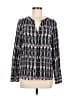 Charlie Jade Black Long Sleeve Blouse Size M - photo 1