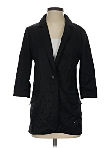Elizabeth and James 3/4 Sleeve Button-Down Shirt (view 1)