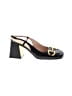 Gucci Black Leather Horsebit Slingback Pumps Size EU (IT) 37 1/2 / US 7 1/2 - photo 1