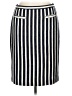 Talbots Stripes Ivory Formal Skirt Size 10 - photo 1