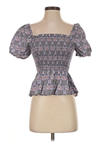 Liberty Art Fabrics for J.Crew Short Sleeve Blouse (view 1)