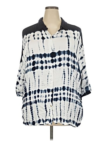 Karen Kane 3/4 Sleeve Button-Down Shirt (view 1)