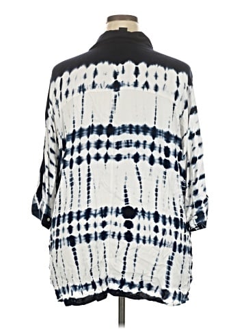 Karen Kane 3/4 Sleeve Button-Down Shirt (view 2)
