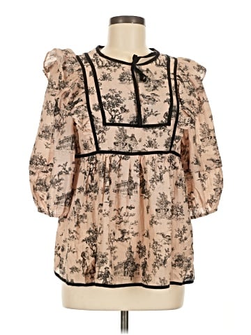 Umgee 3/4 Sleeve Blouse (view 1)