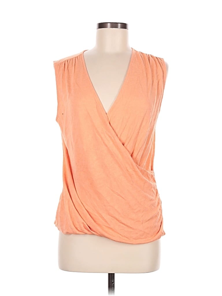Pre-owned Athleta Sleeveless Blouse In Orange