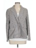 Lands' End Checkered-gingham Ivory Blazer Size L - photo 1
