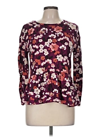 Ann Taylor LOFT Outlet 3/4 Sleeve T-Shirt (view 1)