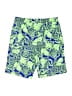 Lands' End 100% Polyester Paisley Green Board Shorts Size 14 - 16 - photo 2