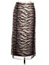 Forever 21 Animal Print Silver Formal Skirt Size L - photo 1