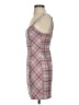 Forever 21 Plaid Pink Casual Dress Size S - photo 5