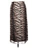 Forever 21 Animal Print Silver Formal Skirt Size L - photo 2