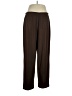 Susan Graver Solid Brown Casual Pants Size 1X - photo 1