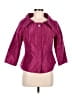 Teri Jon by Rickie Freeman 100% Silk Purple Jacket Size M (estimated) - photo 1