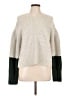 Tanya Taylor Color Block Gray Pullover Sweater Size L - photo 1