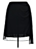Alex Evenings Solid Black Casual Skirt Size XL Petite - photo 1