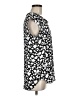 Banana Republic 100% Polyester Black Short Sleeve Blouse Size M - photo 4