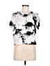 Zara Tie-dye Silver Short Sleeve T-Shirt Size M - photo 1