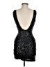 TCEC 100% Polyester Stars Black Cocktail Dress Size M - photo 2