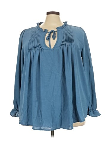 Torrid 3/4 Sleeve Blouse (view 1)